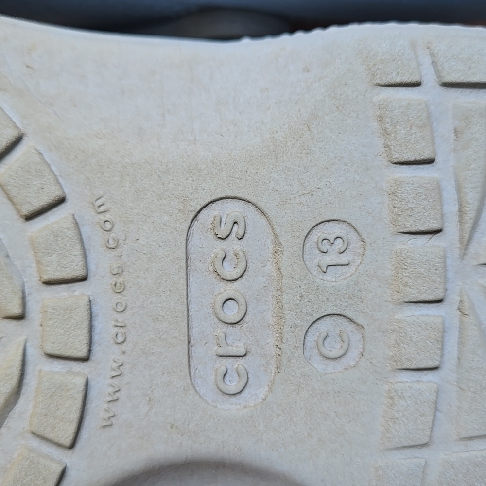 CROCS Blue Water Shoes, Kids 13, Decent Condition - Picture 2 of 9